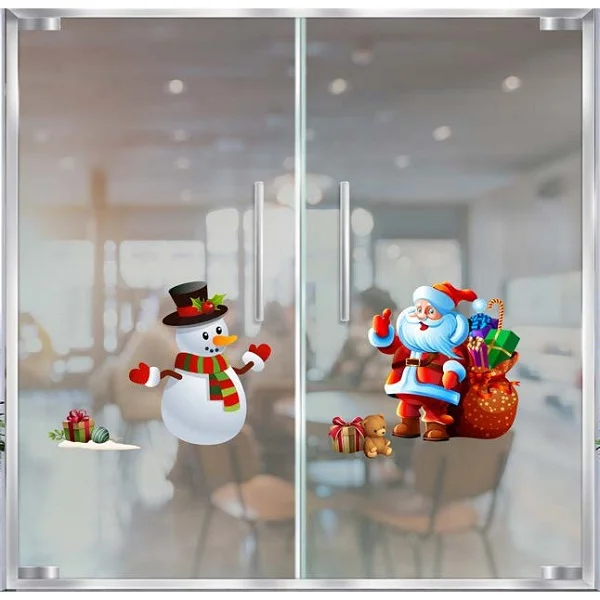 Tham khảo những cách trang trí Noel trên cửa kính độc đáo và đẹp mắt