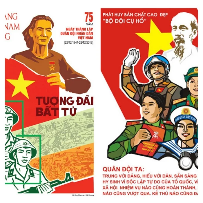 Dowload mẫu backdrop chào mừng ngày thành lập Quân đội Nhân dân Việt Nam