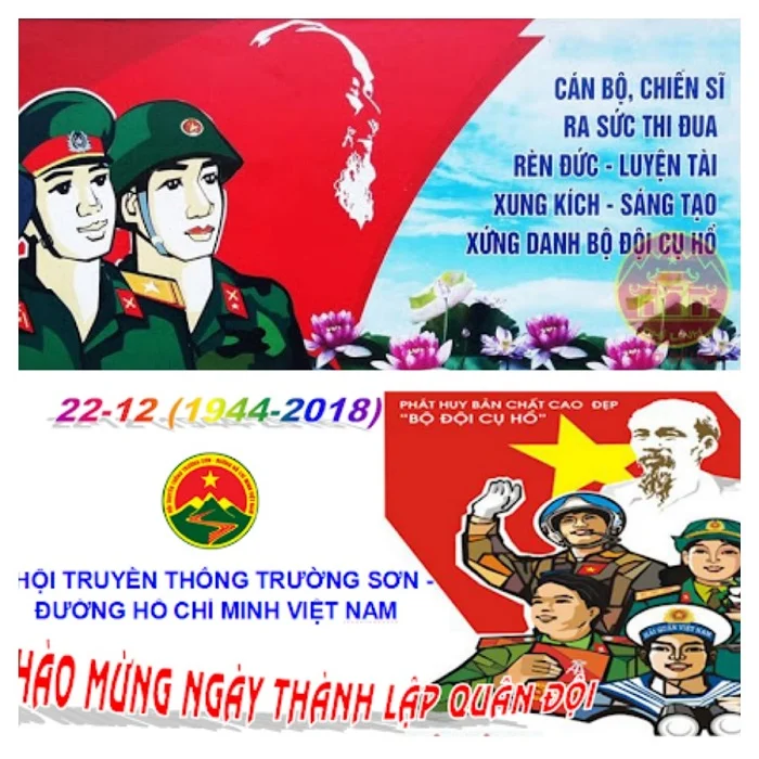 Dowload mẫu backdrop chào mừng ngày thành lập Quân đội Nhân dân Việt Nam