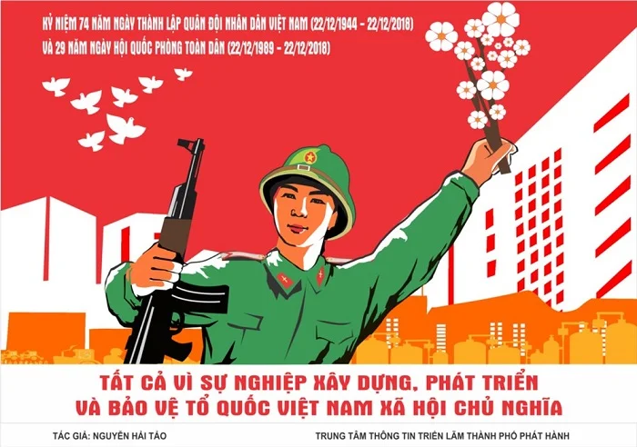 Dowload mẫu backdrop chào mừng ngày thành lập Quân đội Nhân dân Việt Nam