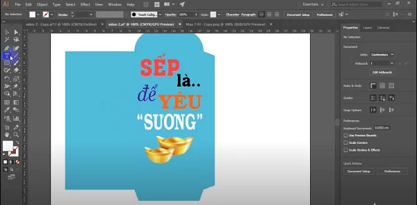 Hướng dẫn cách thiết kế bao lì xì bằng photoshop đơn giản và độc đáo