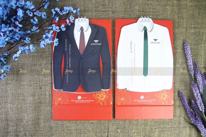 Printgo x Aristino: Bộ lịch để bàn ấn tượng dành cho ngành thời trang.