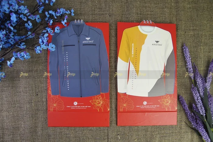 Printgo x Aristino: Bộ lịch để bàn ấn tượng dành cho ngành thời trang.
