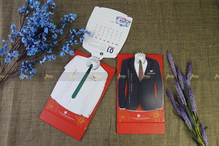 Printgo x Aristino: Bộ lịch để bàn ấn tượng dành cho ngành thời trang.