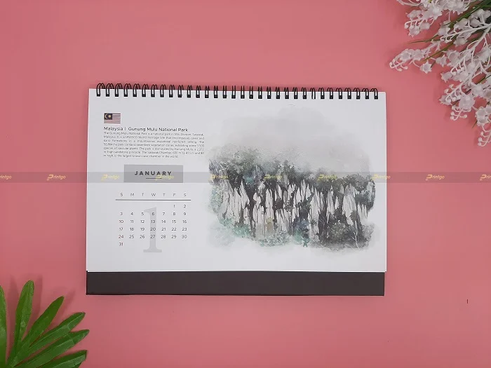 Printgo x Samsung:  Bộ lịch độc quyền vẽ tay phong cảnh thế giới siêu đặc biệt