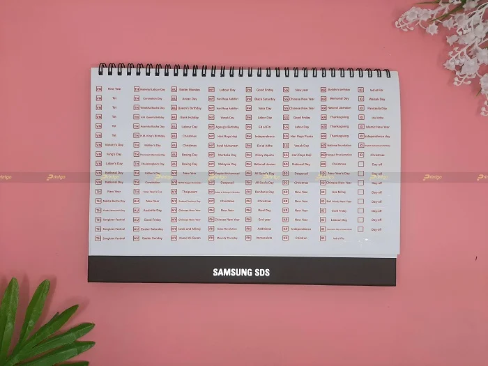Printgo x Samsung:  Bộ lịch độc quyền vẽ tay phong cảnh thế giới siêu đặc biệt