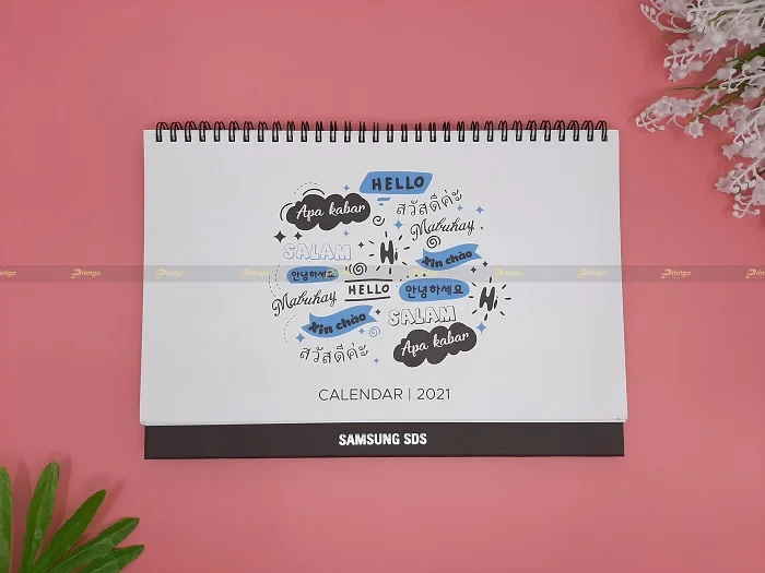 Printgo x Samsung:  Bộ lịch độc quyền vẽ tay phong cảnh thế giới siêu đặc biệt
