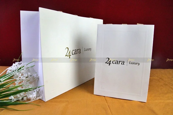 Printgo x 24 Cara: Thiết kế và in ấn túi giấy cho ngành thời trang cao cấp