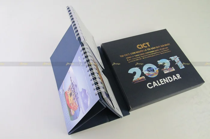 Printgo x CICT: Thiết kế và in ấn Lịch độc quyền ấn tượng cho ngành hàng hải