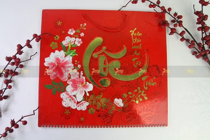 Printgo x Minh Tân Tiến: Thiết kế và in ấn lịch Tết lò xo giữa cho doanh nghiệp xây dựng