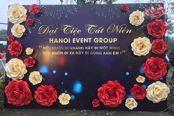 Tổng hợp 100+ mẫu Backdrop tất niên, Year End Party đẹp độc đáo nhất hiện nay