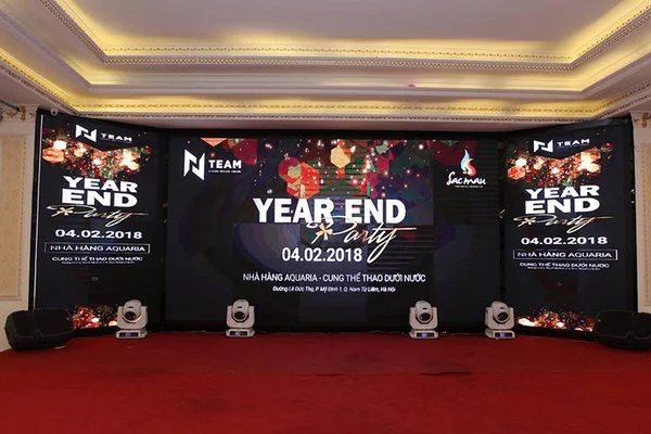 Chuyên thiết kế backdrop tất niên đẹp, độc đáo và ấn tượng