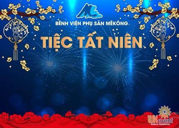 Chuyên thiết kế backdrop tất niên đẹp, độc đáo và ấn tượng