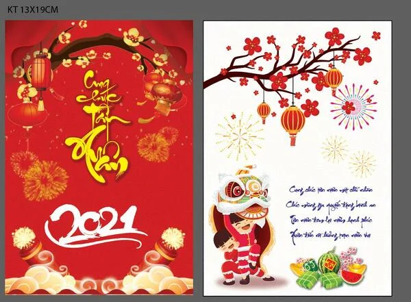 Công ty in thiệp chúc mừng năm mới chất lượng, uy tín tại Hà Nội