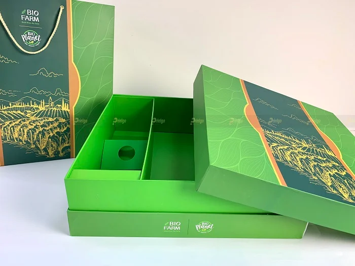 Printgo x BioFarm: Khám phá bộ hộp đựng quà Tết độc đáo dành cho ngành thực phẩm