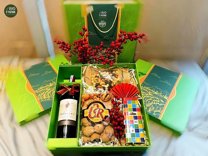Printgo x BioFarm: Khám phá bộ hộp đựng quà Tết độc đáo dành cho ngành thực phẩm