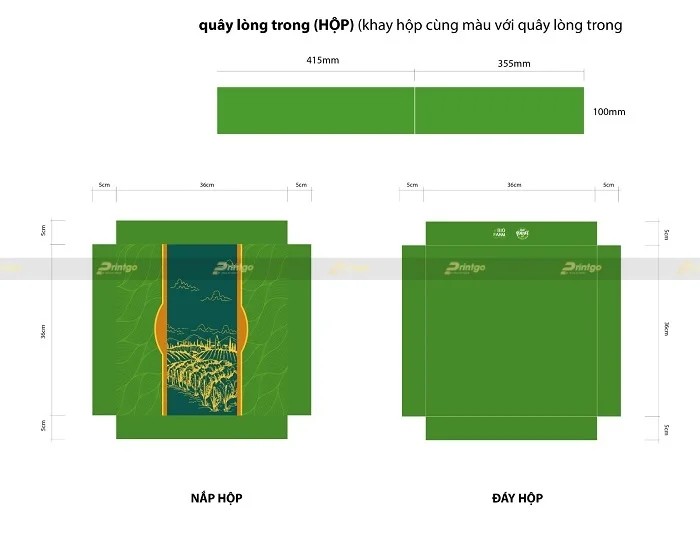 Printgo x BioFarm: Khám phá bộ hộp đựng quà Tết độc đáo dành cho ngành thực phẩm