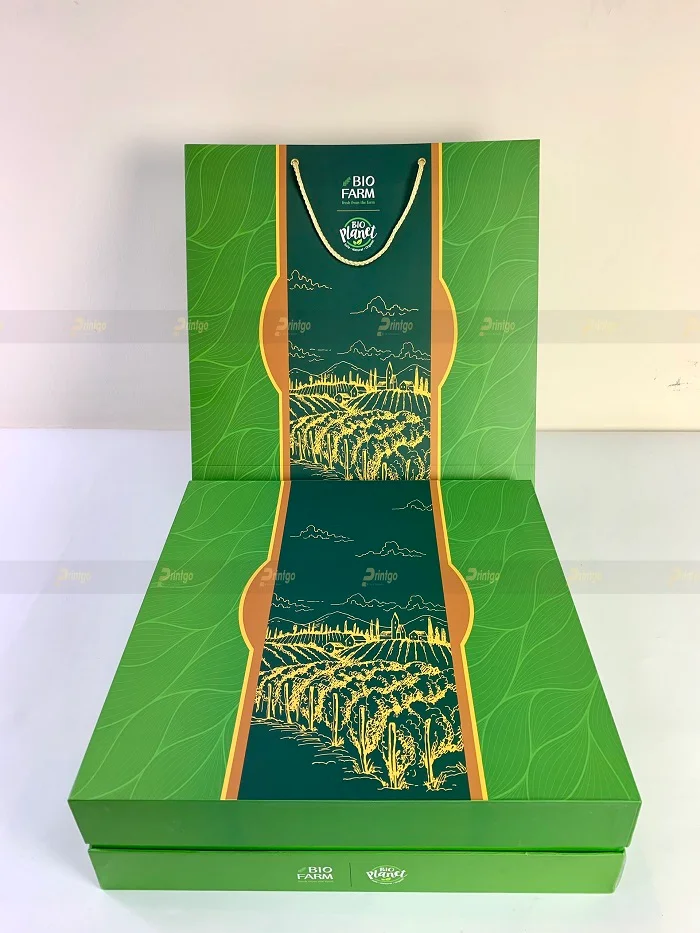 Printgo x BioFarm: Khám phá bộ hộp đựng quà Tết độc đáo dành cho ngành thực phẩm