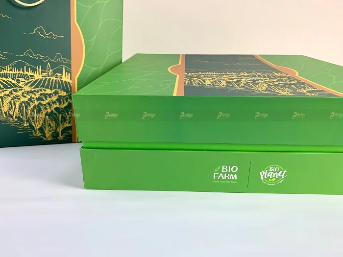 Printgo x BioFarm: Khám phá bộ hộp đựng quà Tết độc đáo dành cho ngành thực phẩm
