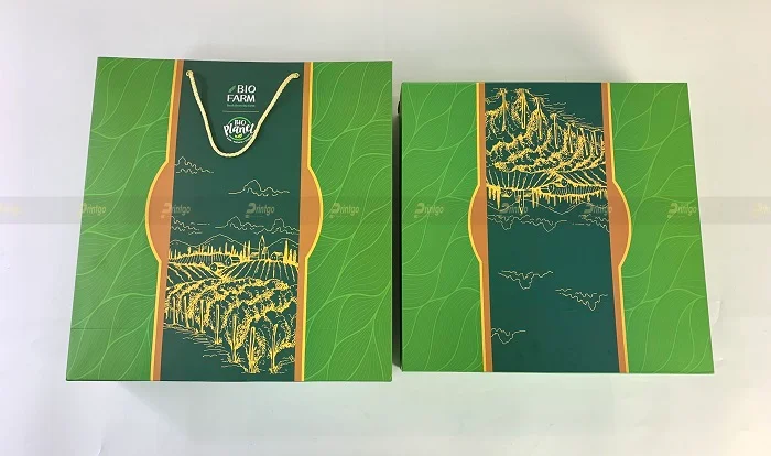 Printgo x BioFarm: Khám phá bộ hộp đựng quà Tết độc đáo dành cho ngành thực phẩm