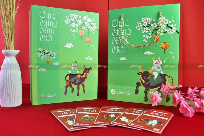 Printgo x Cốc Cốc: Trọn bộ ấn phẩm Tết đặc biệt dành cho lĩnh vực Công nghệ thông tin
