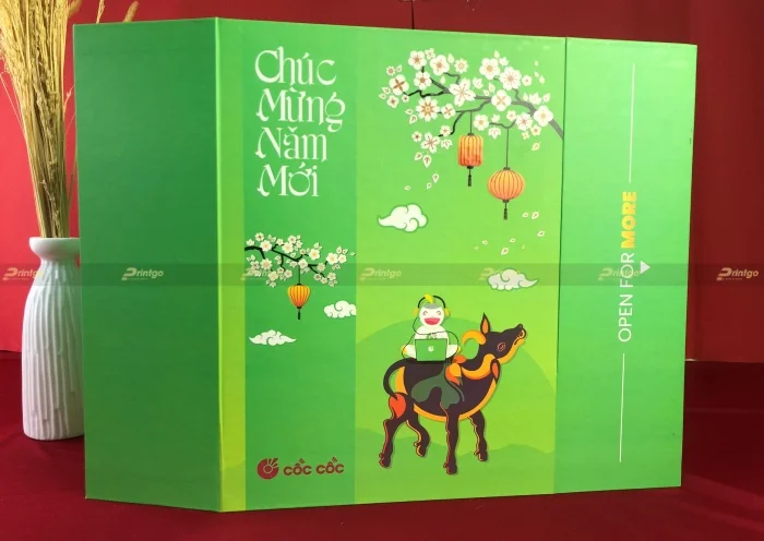Printgo x Cốc Cốc: Trọn bộ ấn phẩm Tết đặc biệt dành cho lĩnh vực Công nghệ thông tin