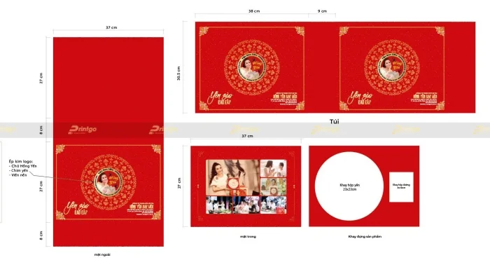 Printgo  x Hồng Yến Bạc Liêu: Thiết kế và in ấn sản phẩm hộp đựng yến sào cao cấp