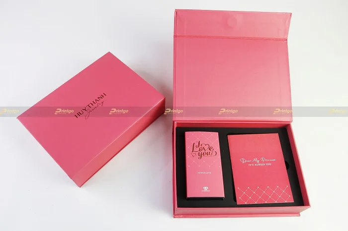 Printgo x Huy Thanh Jewelry: Đón valentine ngọt ngào cùng bộ hộp đựng trang sức sang trọng và thanh lịch