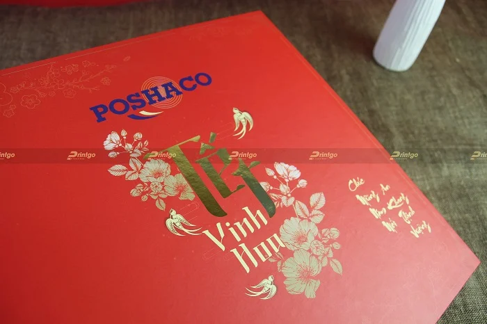 Printgo x Poshaco: Thiết kế và in ấn bộ hộp đựng quà Tết cho doanh nghiệp hoạt động trong lĩnh vực công nghiệp xây dựng