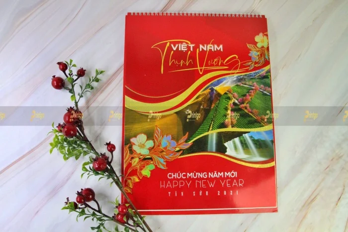 Printgo x Poso Việt Nam: Bộ lịch Tết 52 tuần dành cho doanh nghiệp hoạt động trong lĩnh vực năng lượng