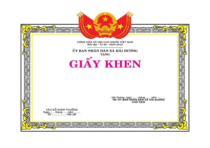 Tổng hợp 50+ mẫu bằng khen, giấy khen vector đẹp nhất hiện nay