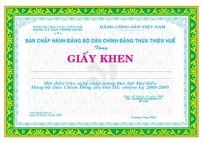 Tổng hợp 50+ mẫu bằng khen, giấy khen vector đẹp nhất hiện nay