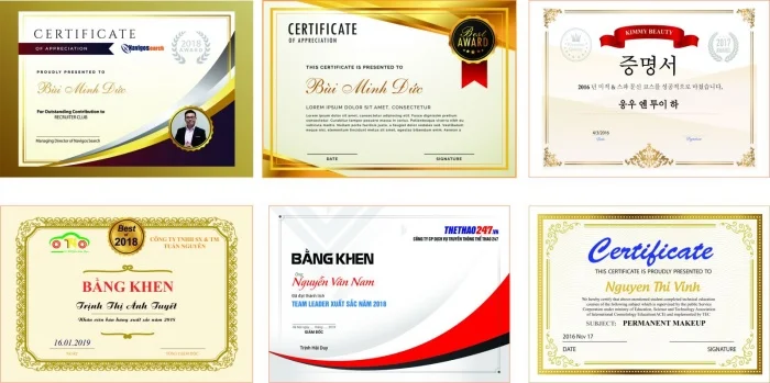 Tổng hợp 50+ mẫu bằng khen, giấy khen vector đẹp nhất hiện nay
