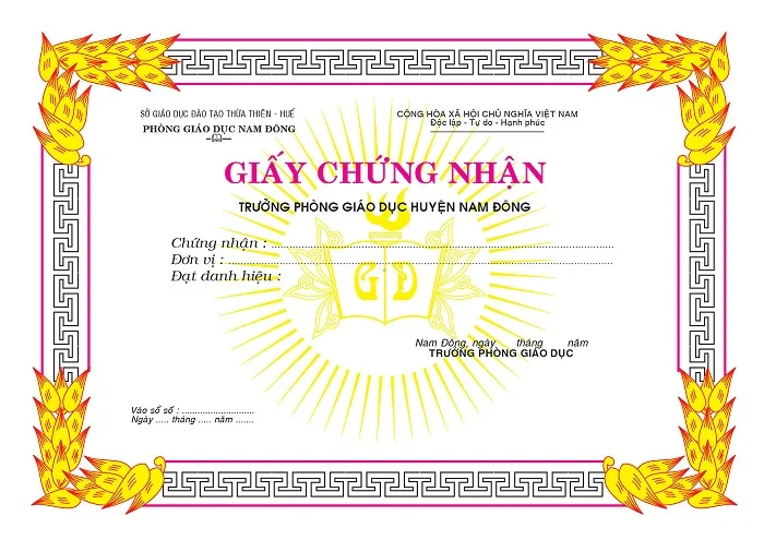 Tổng hợp 50+ mẫu bằng khen, giấy khen vector đẹp nhất hiện nay