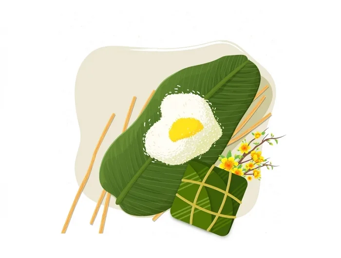 Tổng hợp các mẫu bánh chưng vector đẹp, độc đáo nhất