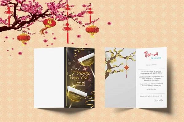Tổng hợp các mẫu mẫu thiệp mời tất niên đẹp, ấn tượng và trang trọng