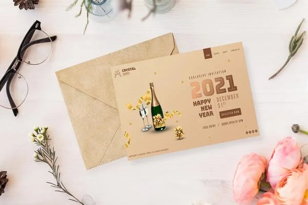 Tổng hợp các mẫu mẫu thiệp mời tất niên đẹp, ấn tượng và trang trọng