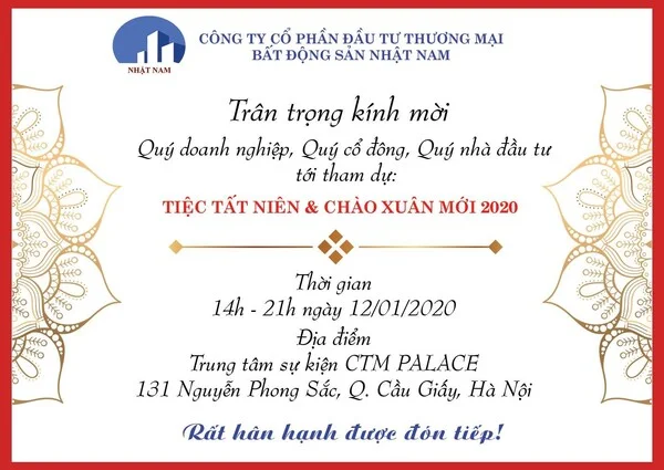 Tổng hợp các mẫu thư mời tất niên hay, ý nghĩa và ấn tượng nhất