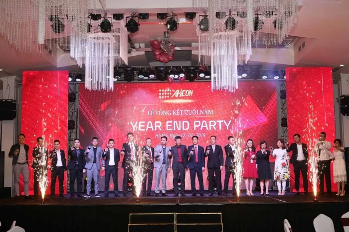 Trọn bộ 50+ mẫu backdrop year end party ấn tượng nhất dịp cuối năm