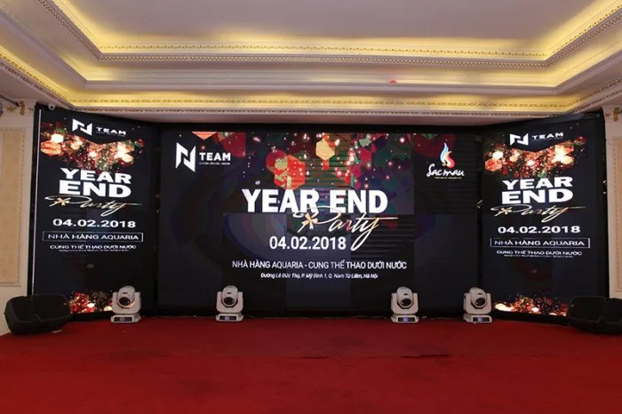 Trọn bộ 50+ mẫu backdrop year end party ấn tượng nhất dịp cuối năm