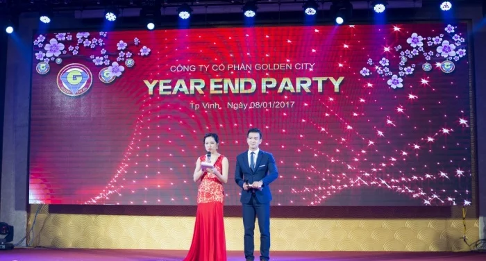 Trọn bộ 50+ mẫu backdrop year end party ấn tượng nhất dịp cuối năm