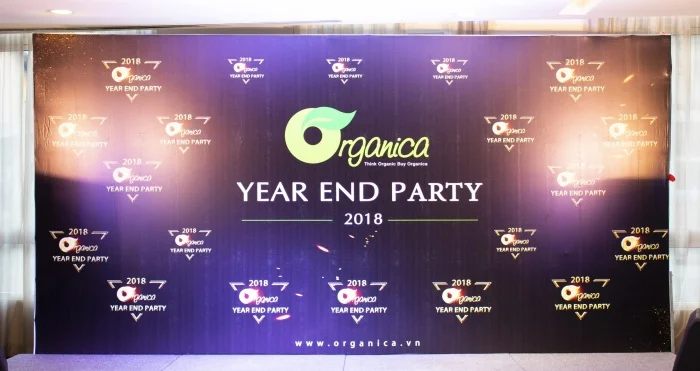 Trọn bộ 50+ mẫu backdrop year end party ấn tượng nhất dịp cuối năm
