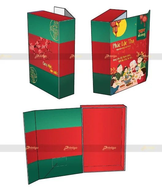 Printgo x Thai Wah: Thiết kế và in ấn hộp đựng quà tết cho thương hiệu thực phẩm Thái Lan