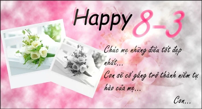 Download miễn phí 30+ hình ảnh chúc mừng 8/3 độc đáo và ấn tượng nhất