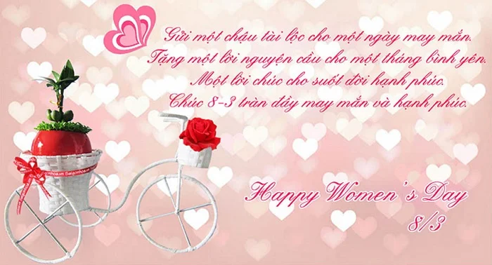 Download miễn phí 30+ hình ảnh chúc mừng 8/3 độc đáo và ấn tượng nhất