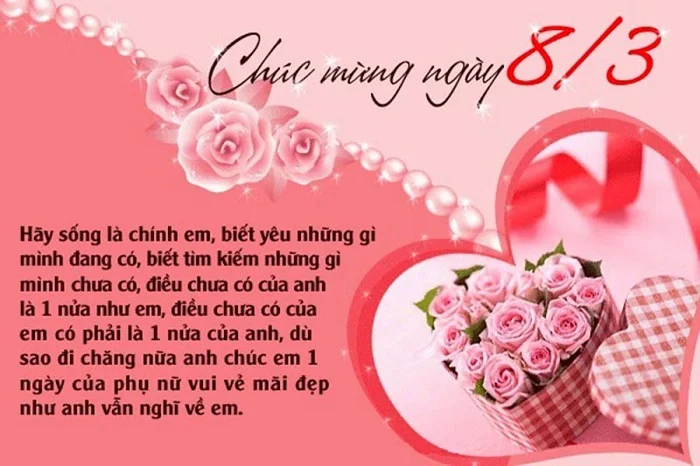 Download miễn phí 30+ hình ảnh chúc mừng 8/3 độc đáo và ấn tượng nhất