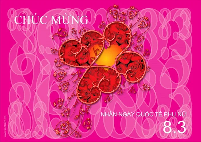 Download miễn phí 30+ hình ảnh chúc mừng 8/3 độc đáo và ấn tượng nhất