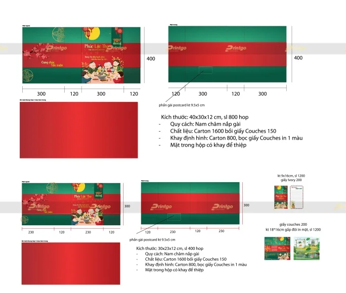 Printgo x Thai Wah: Thiết kế và in ấn hộp đựng quà tết cho thương hiệu thực phẩm Thái Lan