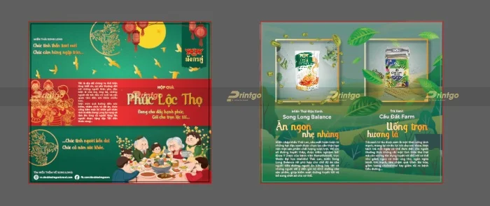 Printgo x Thai Wah: Thiết kế và in ấn hộp đựng quà tết cho thương hiệu thực phẩm Thái Lan