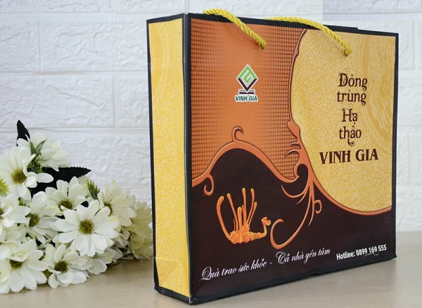 Địa chỉ nhận in hộp giấy đựng đông trùng hạ thảo chuyên nghiệp, uy tín
